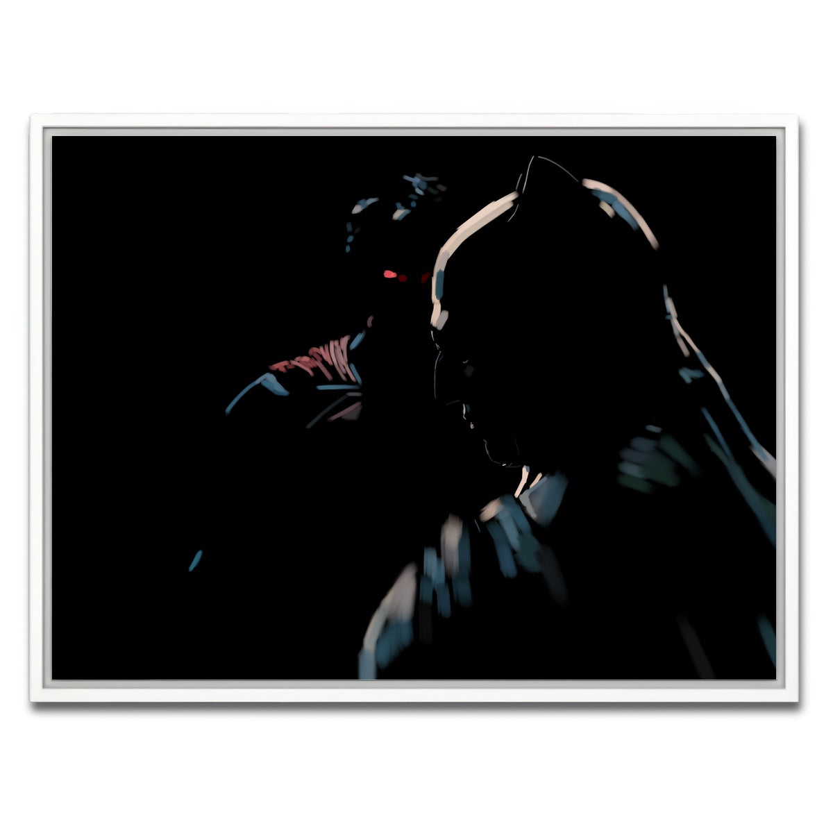 AUTO-MOCKUP WHITE | Batman Vs Superman | 1 Piece | White Framed Canvas | group=4x3