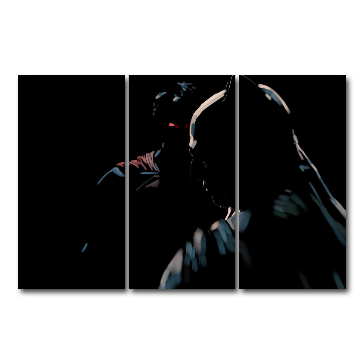 AUTO-MOCKUP WHITE | Batman Vs Superman | 3 Piece | Gallery Wrap Canvas | group=12x24