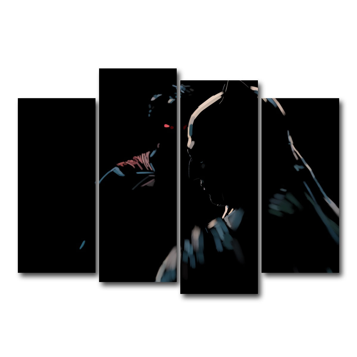 AUTO-MOCKUP WHITE | Batman Vs Superman | 4 Piece | Gallery Wrap Canvas | group=4_normal
