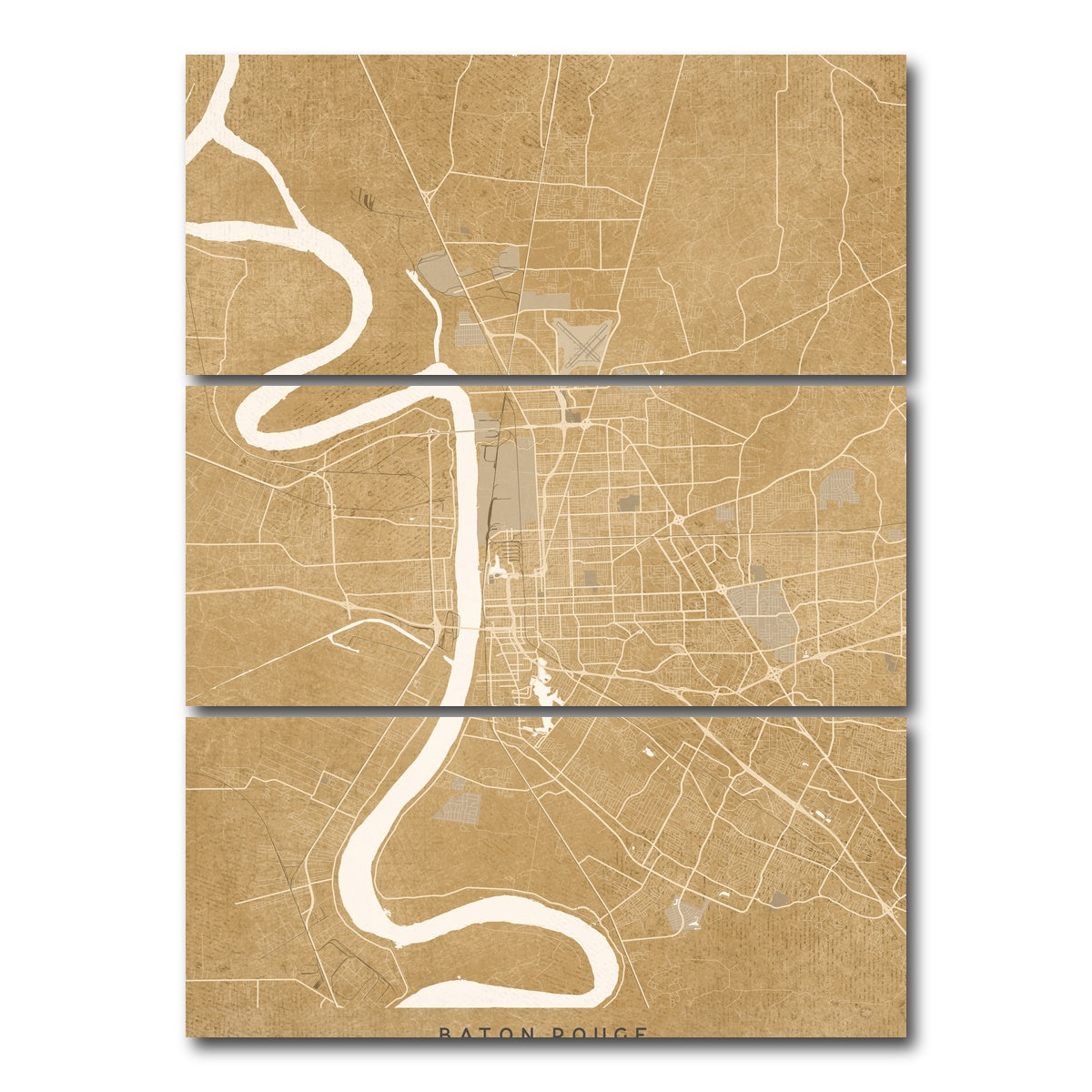 AUTO-MOCKUP WHITE | Baton Rouge | 3 Piece | Gallery Wrap Canvas | group=8x18_stacked