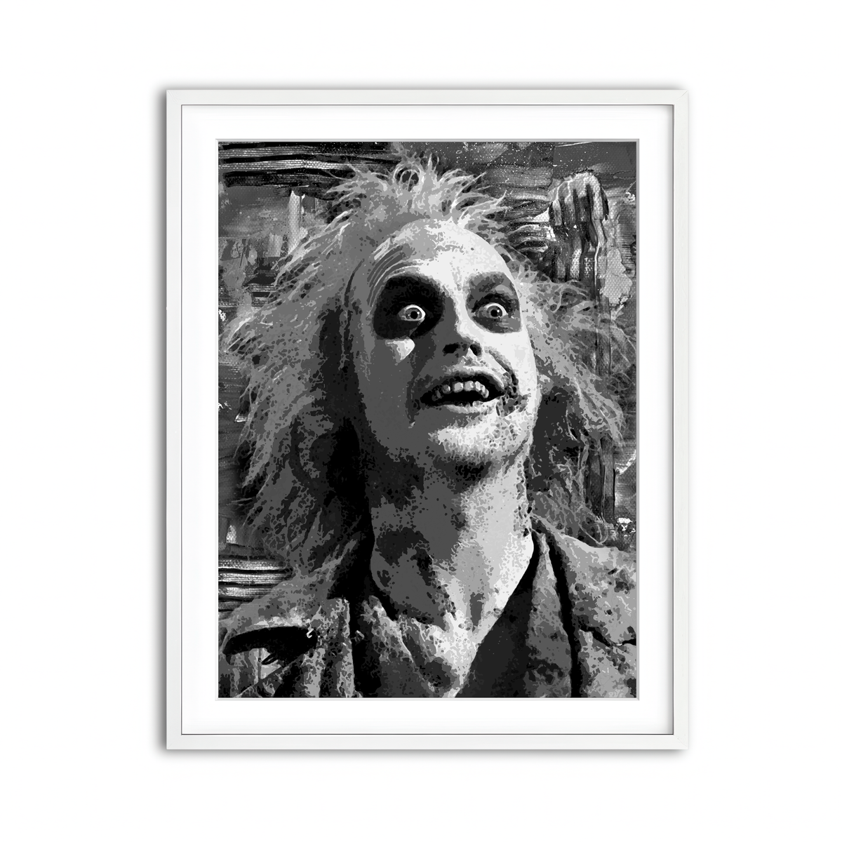 Framed Print 3x4 White