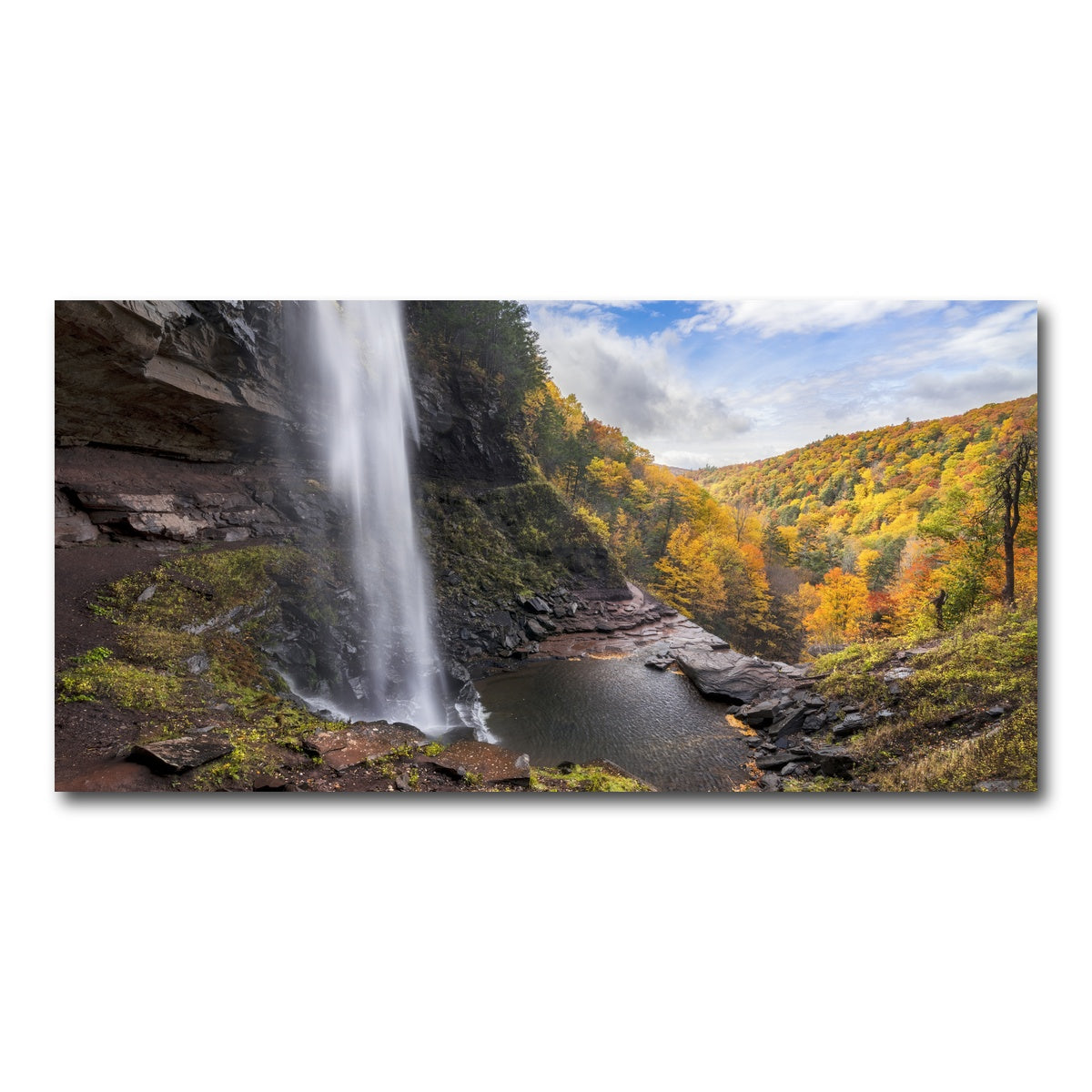 AUTO-MOCKUP WHITE | Behind the Falls | 1 Piece | Gallery Wrap Canvas | group=2x1