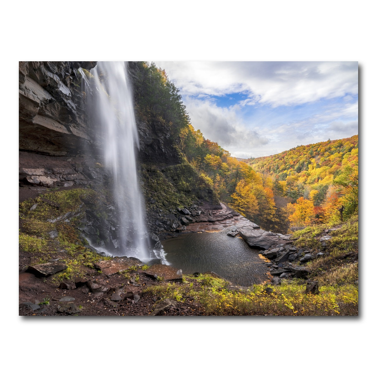 AUTO-MOCKUP WHITE | Behind the Falls | 1 Piece | Gallery Wrap Canvas | group=4x3
