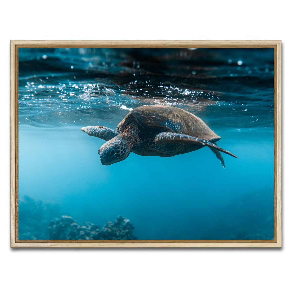 AUTO-MOCKUP WHITE | Below the Surface | 1 Piece | Natural Framed Canvas | group=4x3