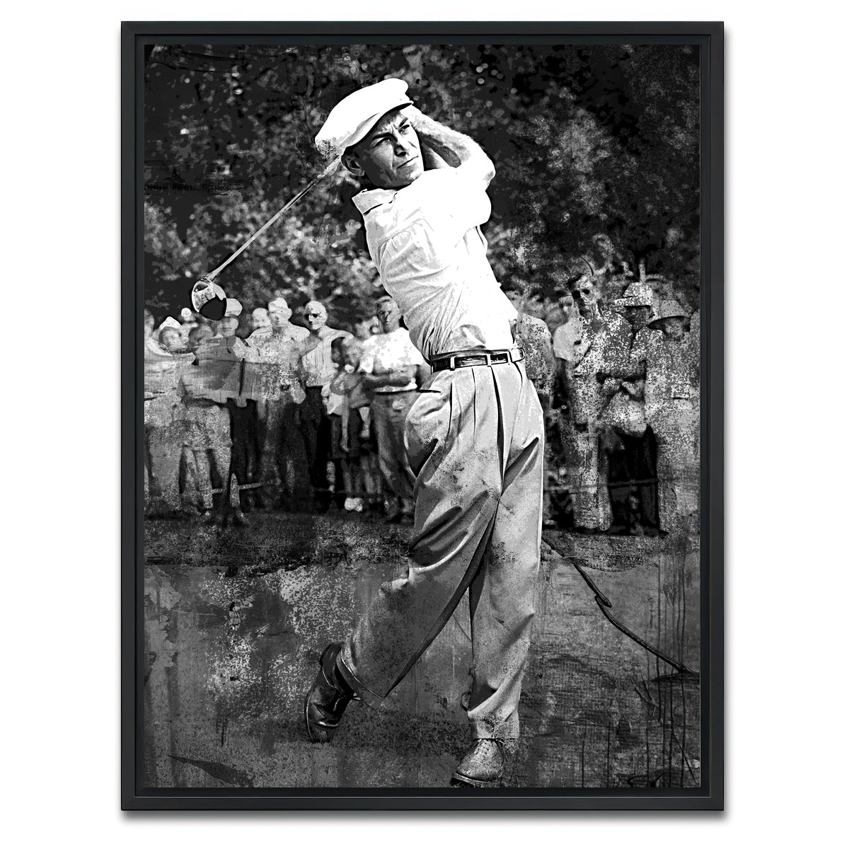 AUTO-MOCKUP WHITE | Ben Hogan Grayscale | 1 Piece | Black Framed Canvas | group=3x4