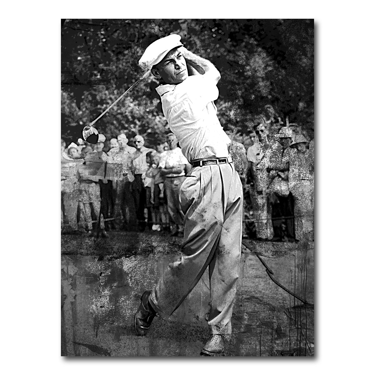 AUTO-MOCKUP WHITE | Ben Hogan Grayscale | 1 Piece | Gallery Wrap Canvas | group=3x4