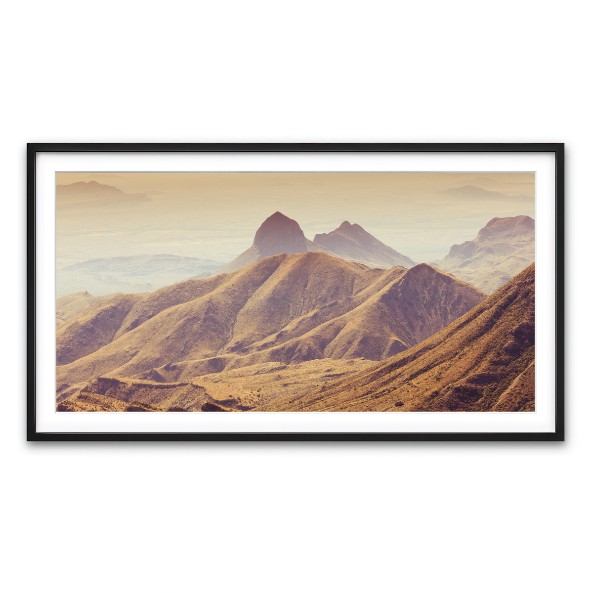 Framed Print 2x1 Black