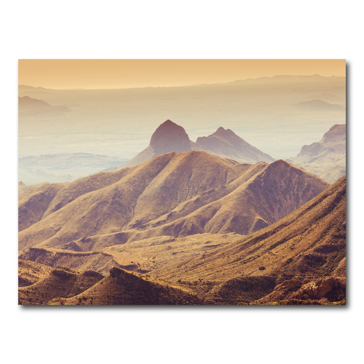 AUTO-MOCKUP WHITE | Big Bend National Park Chisos Mountains | 1 Piece | Gallery Wrap Canvas | group=4x3