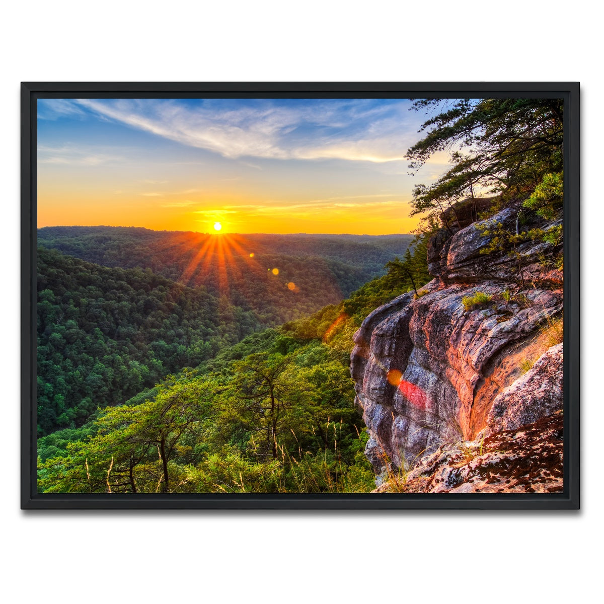 AUTO-MOCKUP WHITE | Big South Fork | 1 Piece | Black Framed Canvas | group=4x3