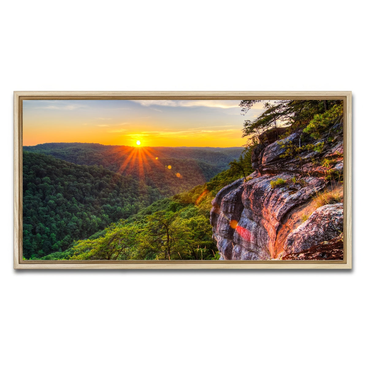 AUTO-MOCKUP WHITE | Big South Fork | 1 Piece | Natural Framed Canvas | group=2x1