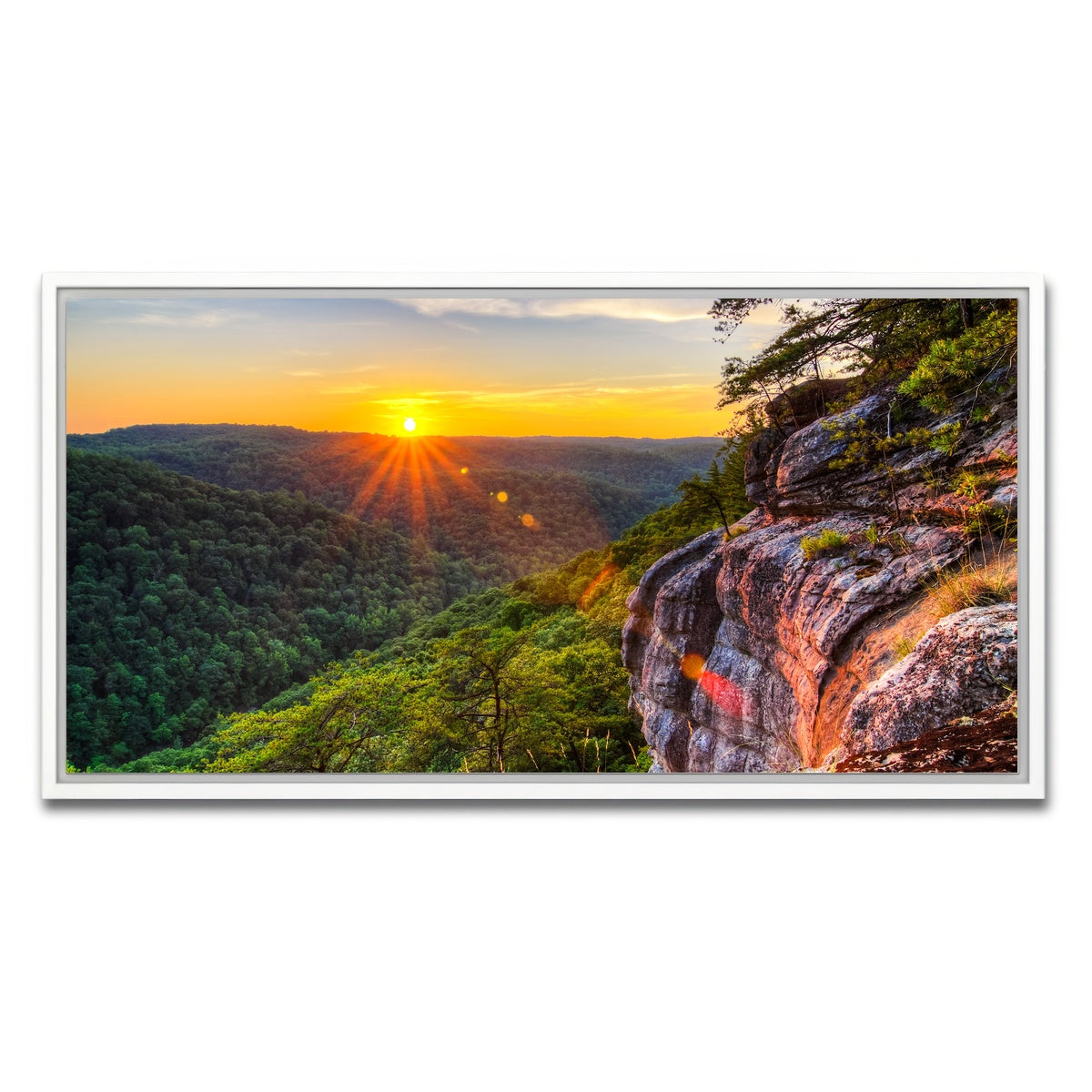 AUTO-MOCKUP WHITE | Big South Fork | 1 Piece | White Framed Canvas | group=2x1