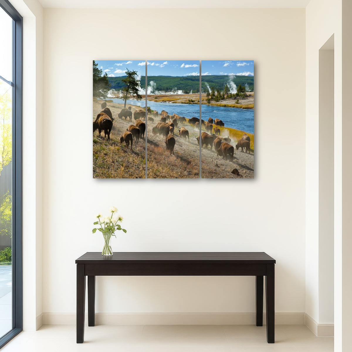 AUTO-MOCKUP ROOM | Bison Herd in Yellowstone