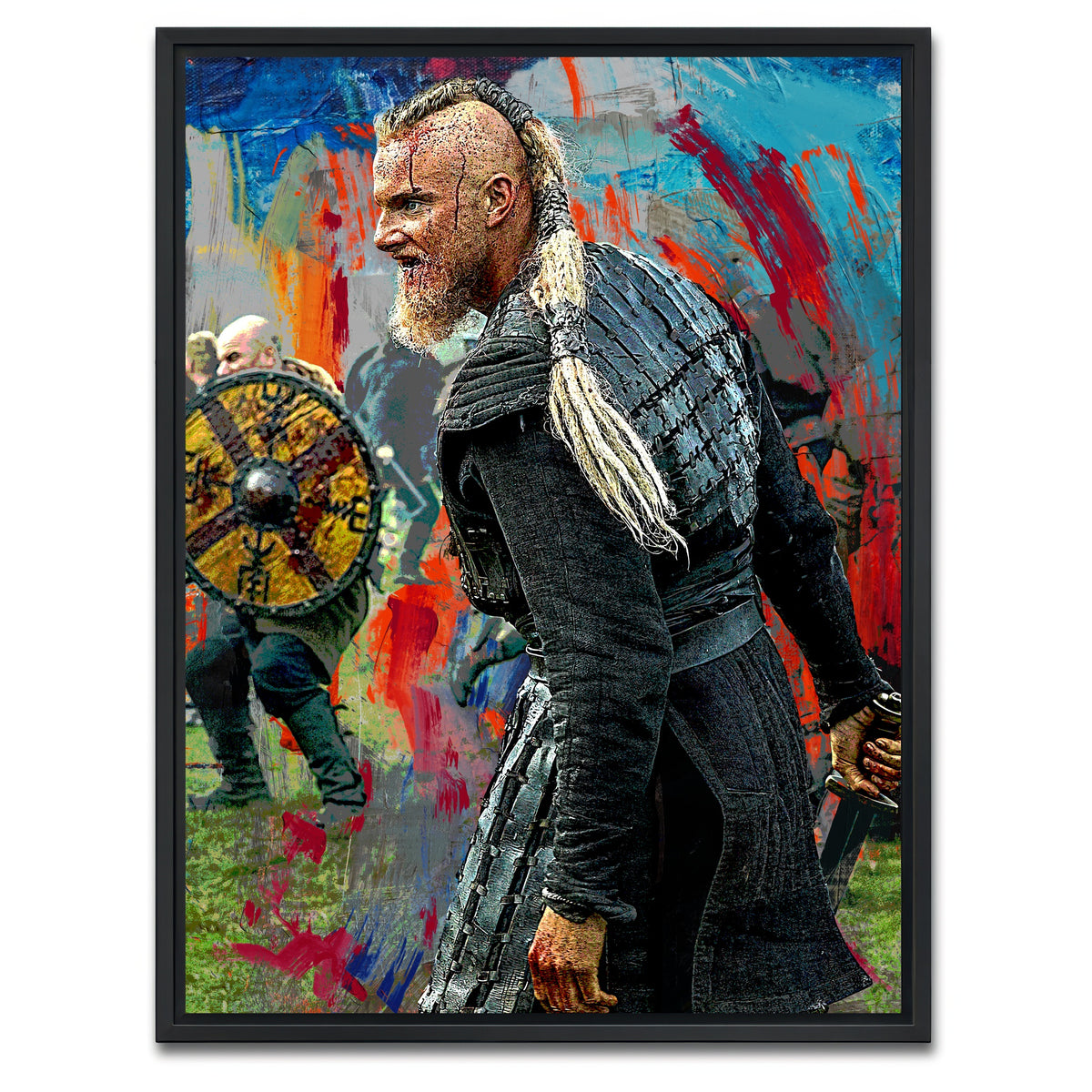 AUTO-MOCKUP WHITE | Bjorn Ironside | 1 Piece | Black Framed Canvas | group=3x4