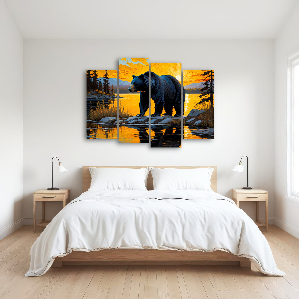 AUTO-MOCKUP ROOM | Black Bear Sunset