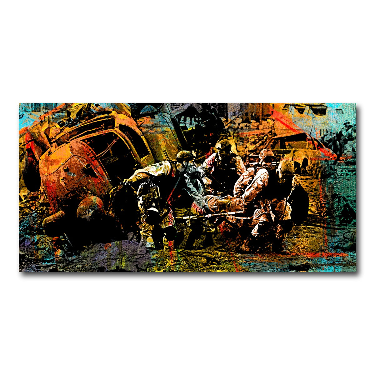 AUTO-MOCKUP WHITE | Black Hawk Down | 1 Piece | Gallery Wrap Canvas | group=2x1