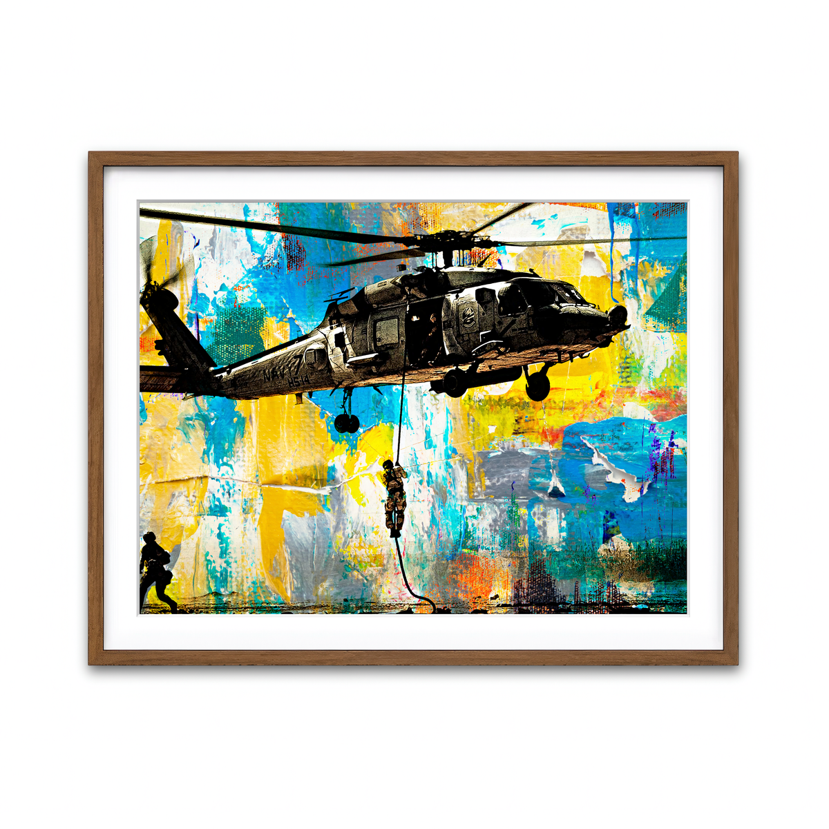 Framed Print 4x3 Walnut