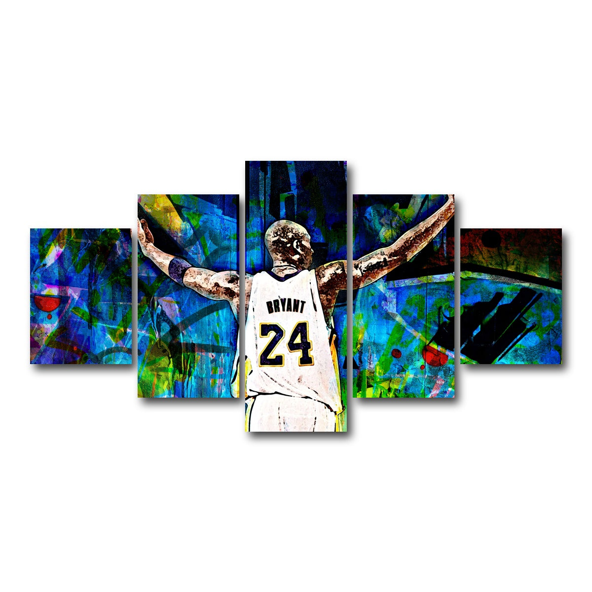 AUTO-MOCKUP WHITE | Black Mamba | 5 Piece | Gallery Wrap Canvas | group=5_short