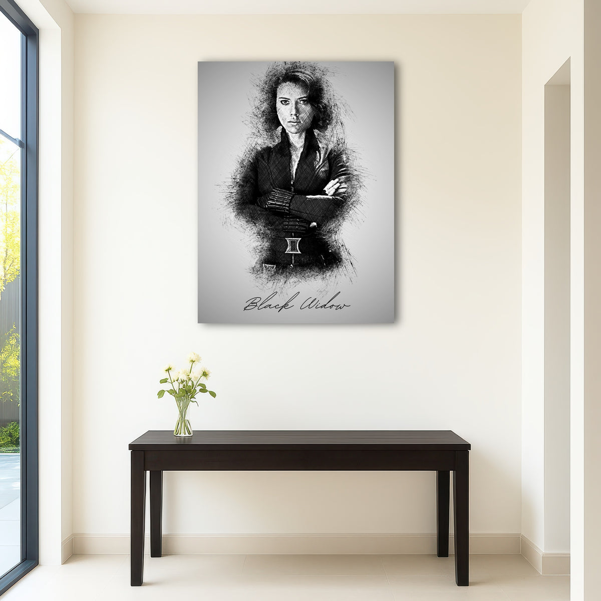 AUTO-MOCKUP ROOM | Black Widow Sketch