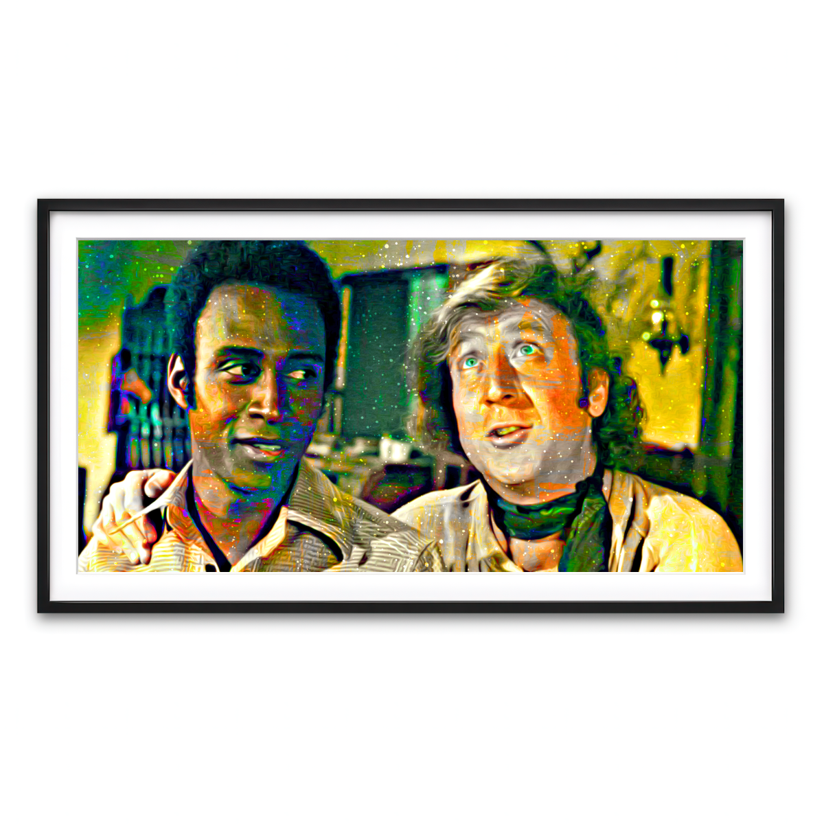 Framed Print 2x1 Black