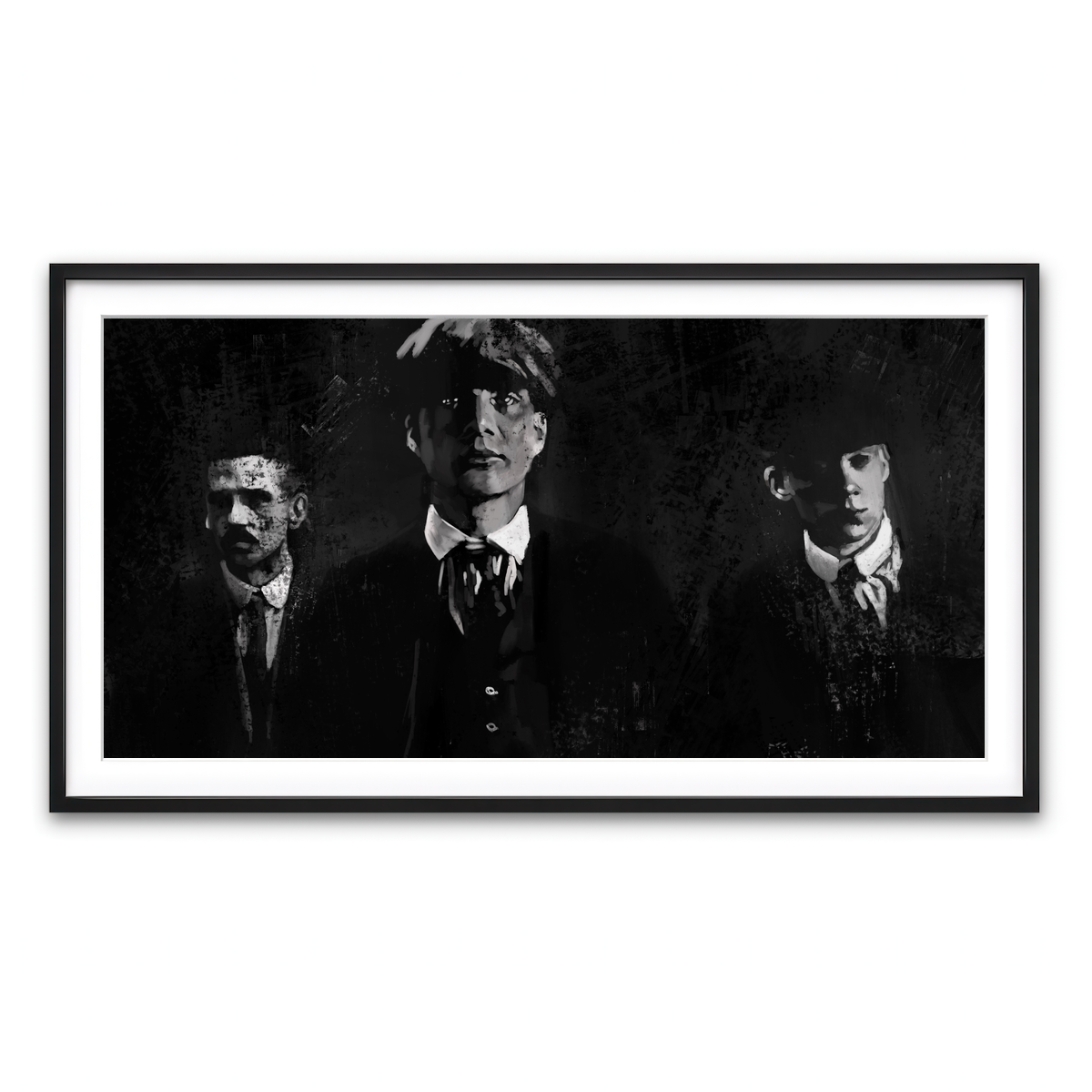 Framed Print 2x1 Black
