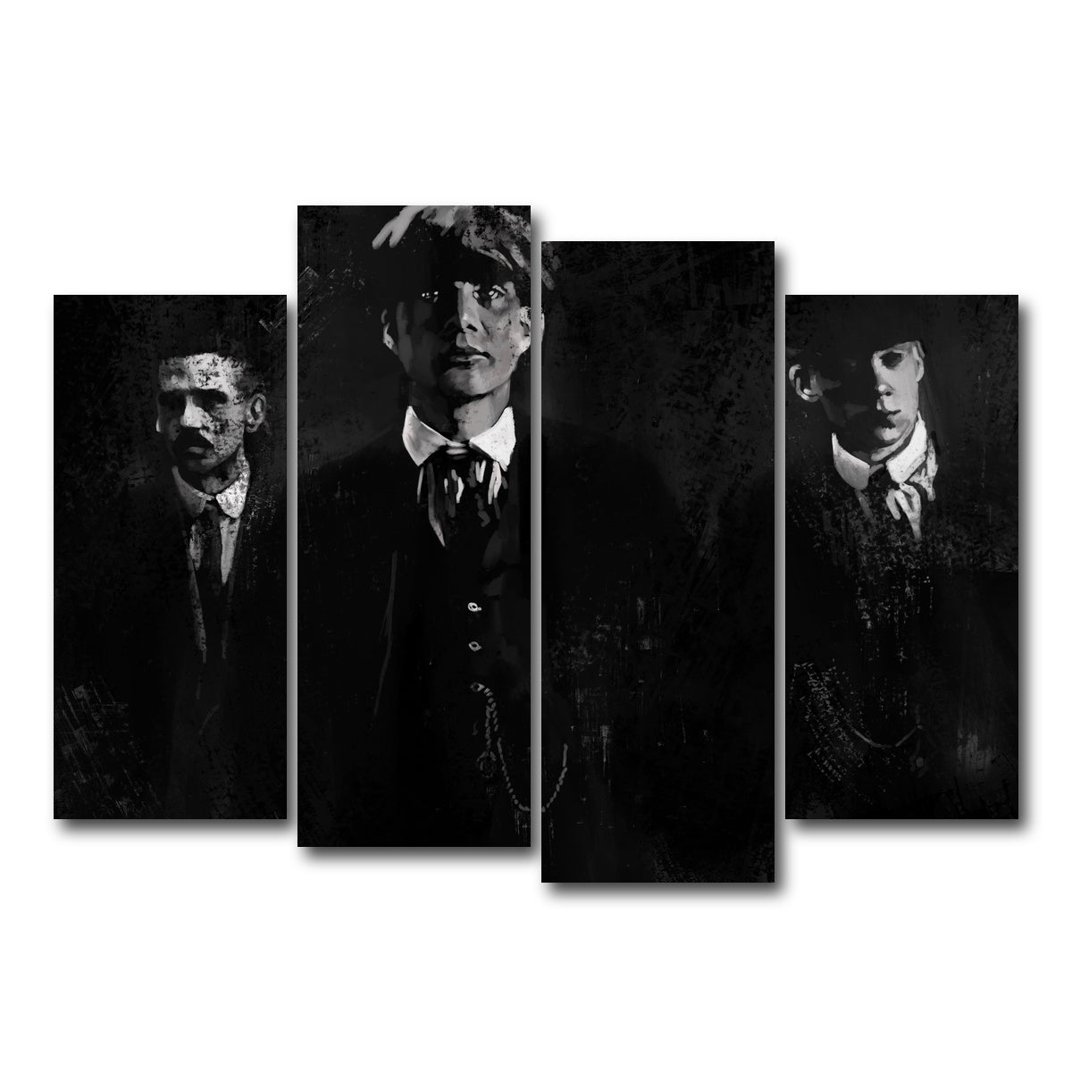 AUTO-MOCKUP WHITE | Blinders | 4 Piece | Gallery Wrap Canvas | group=4_normal