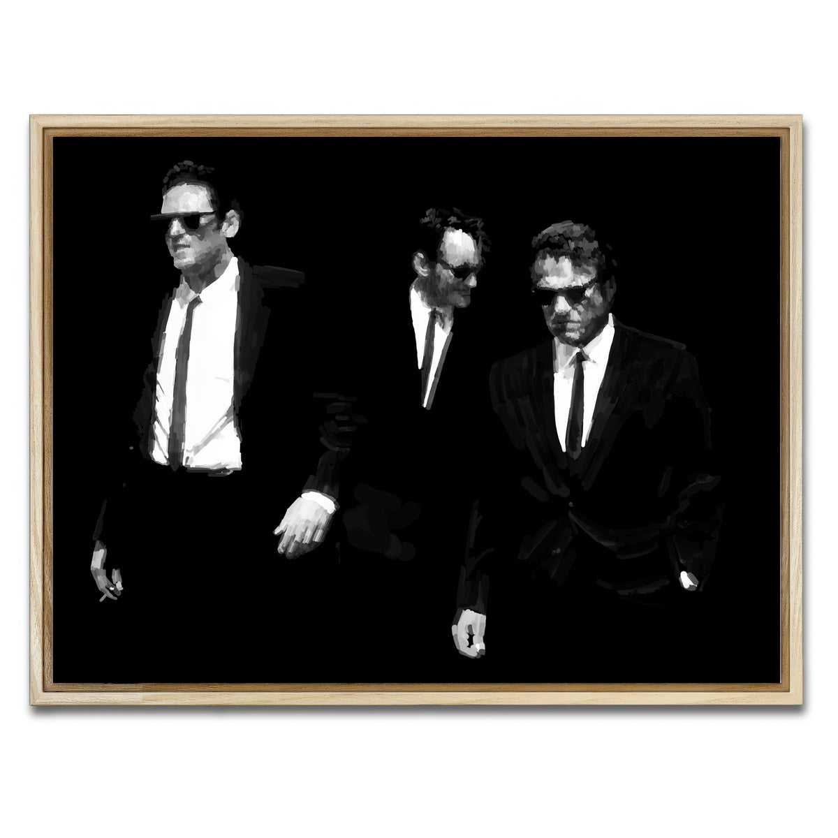 AUTO-MOCKUP WHITE | Blonde Brown White | 1 Piece | Natural Framed Canvas | group=4x3