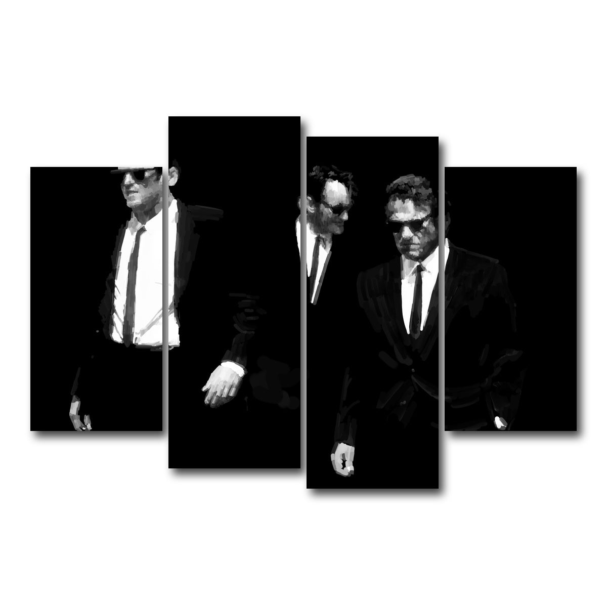 AUTO-MOCKUP WHITE | Blonde Brown White | 4 Piece | Gallery Wrap Canvas | group=4_short