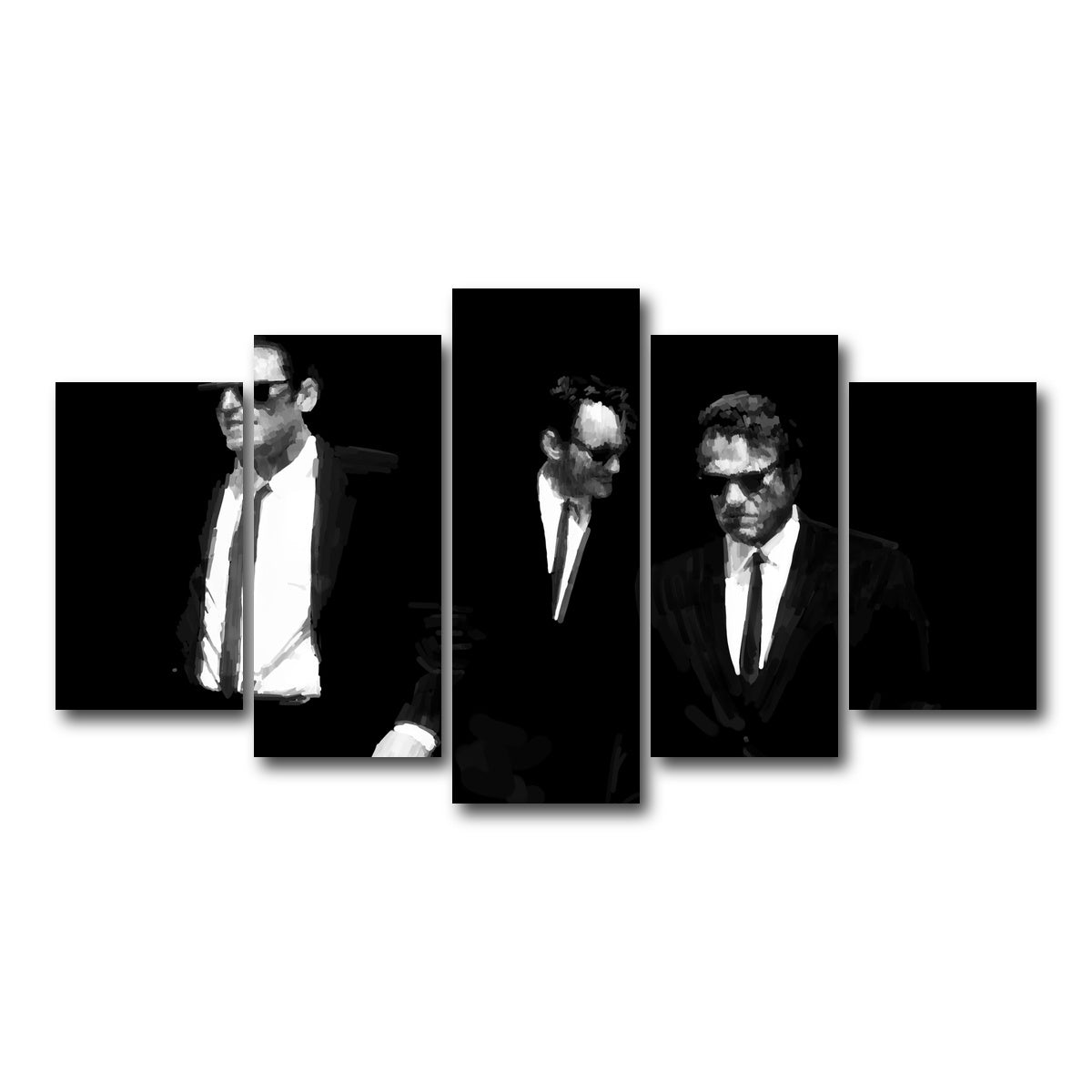 AUTO-MOCKUP WHITE | Blonde Brown White | 5 Piece | Gallery Wrap Canvas | group=5_normal