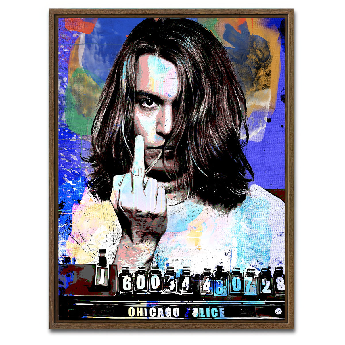 AUTO-MOCKUP WHITE | Blow Mugshot | 1 Piece | Walnut Framed Canvas | group=3x4