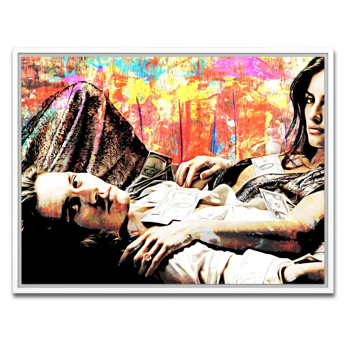 AUTO-MOCKUP WHITE | Blow | 1 Piece | White Framed Canvas | group=4x3