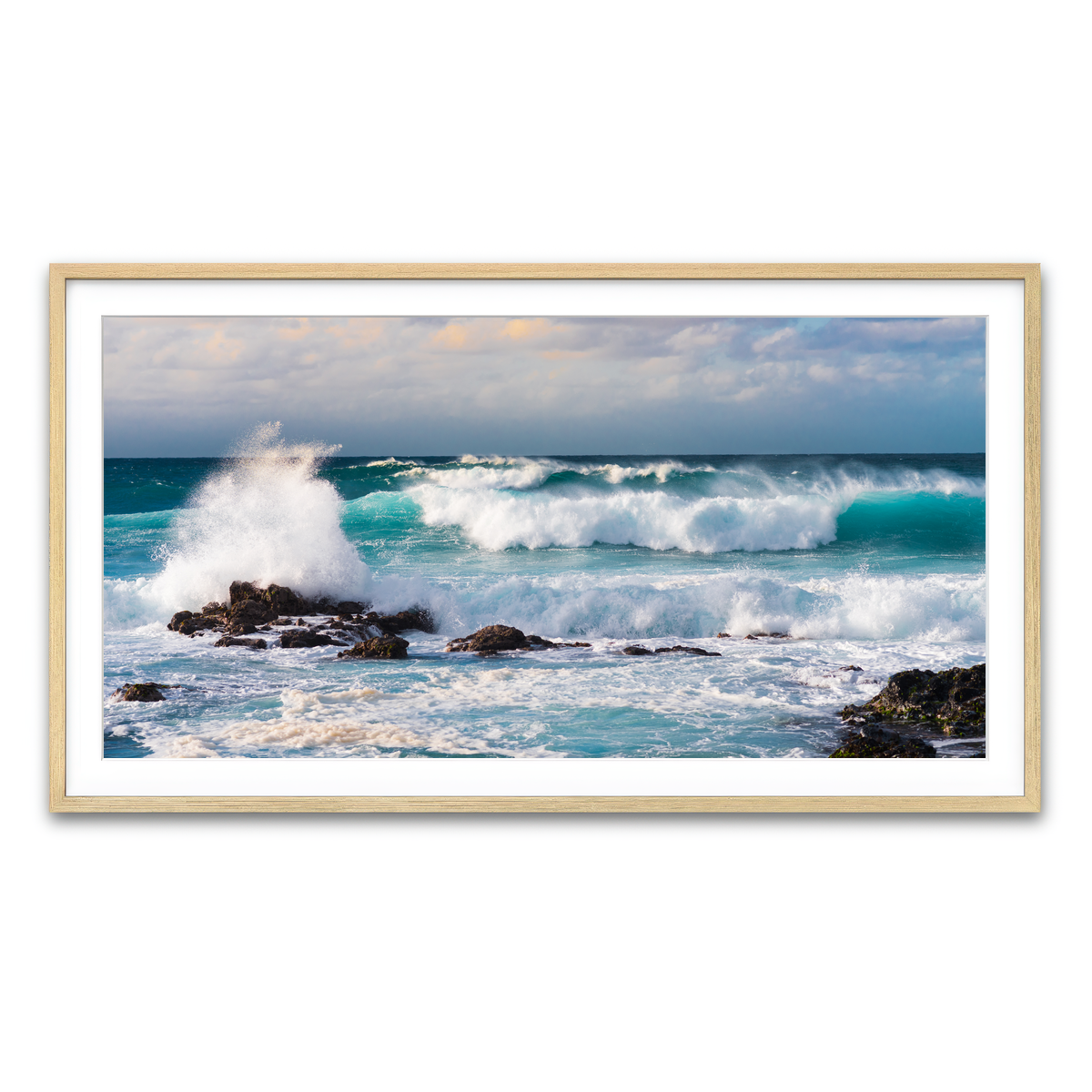 Framed Print 2x1 Natural