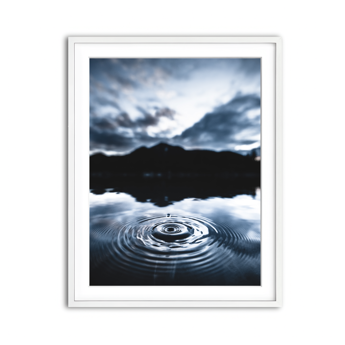 Framed Print 3x4 White