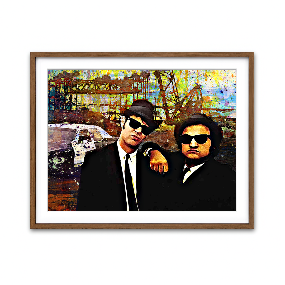 Framed Print 4x3 Walnut