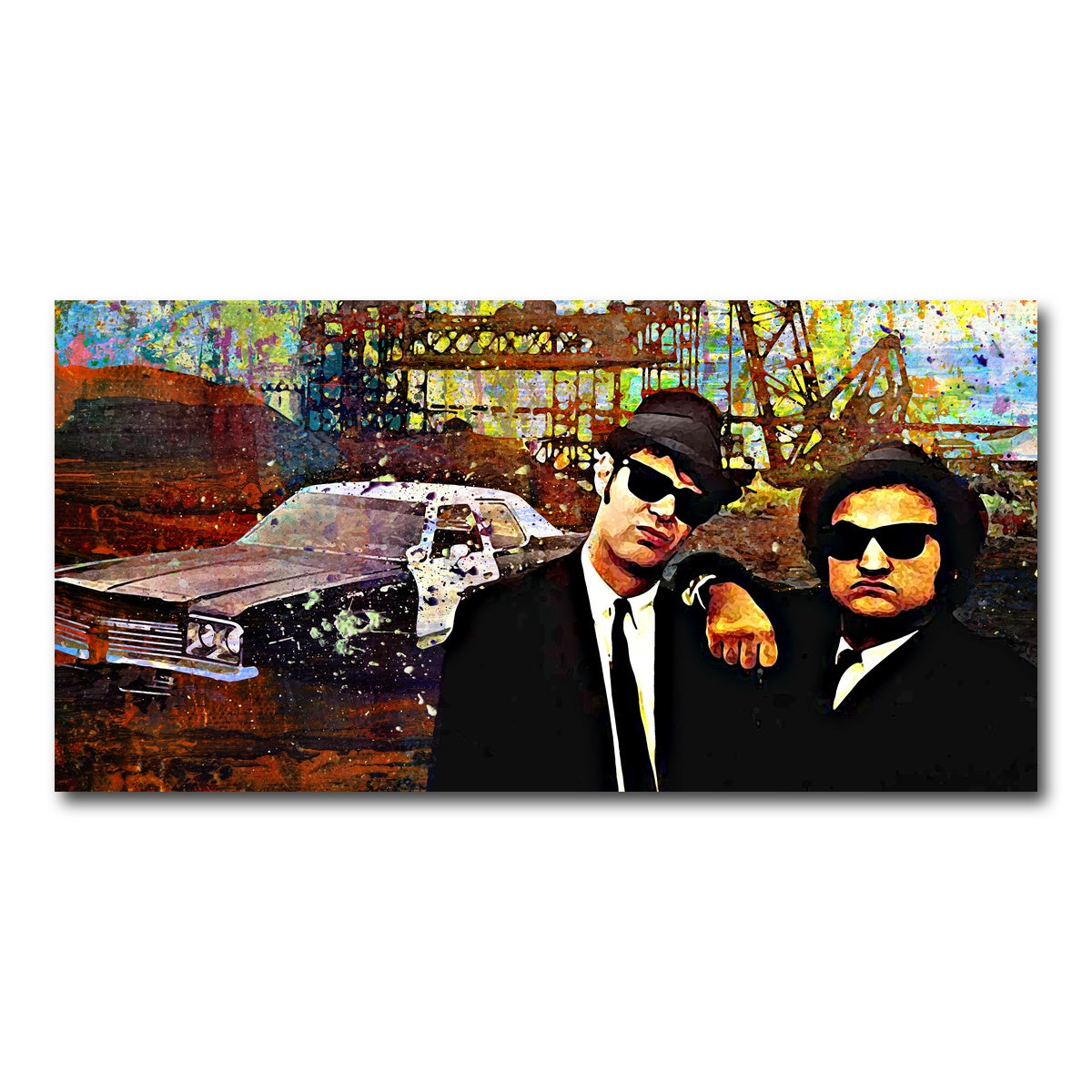 AUTO-MOCKUP WHITE | Blues Brothers | 1 Piece | Gallery Wrap Canvas | group=2x1