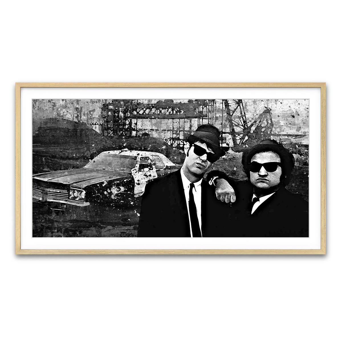 Framed Print 2x1 Natural