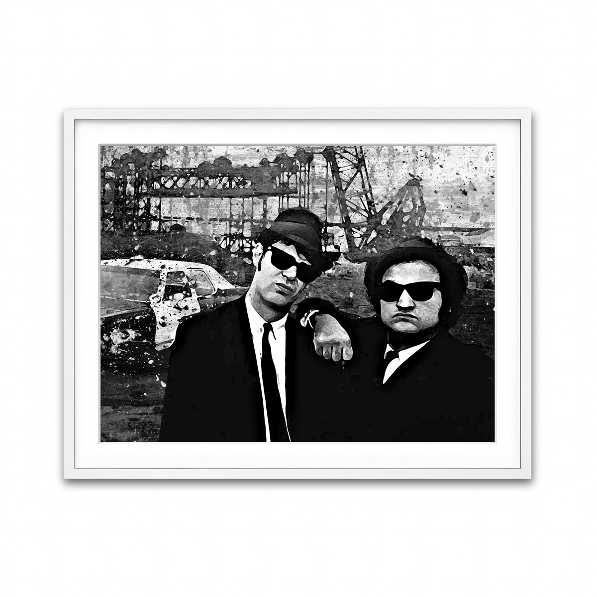 Framed Print 4x3 White