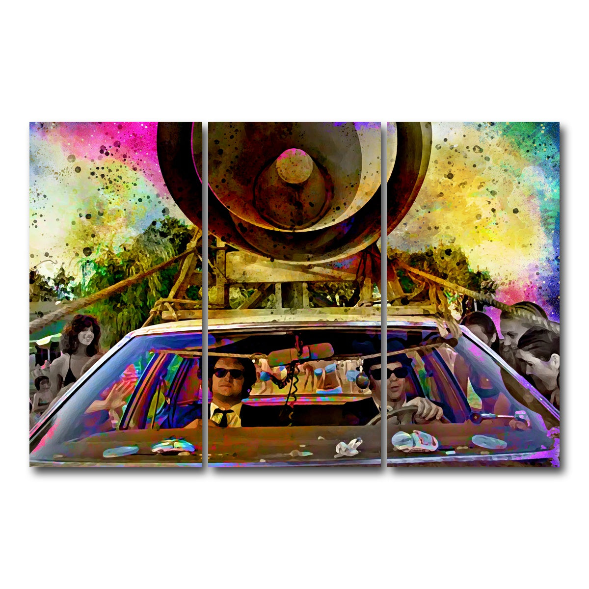 AUTO-MOCKUP WHITE | Bluesmobile | 3 Piece | Gallery Wrap Canvas | group=12x24