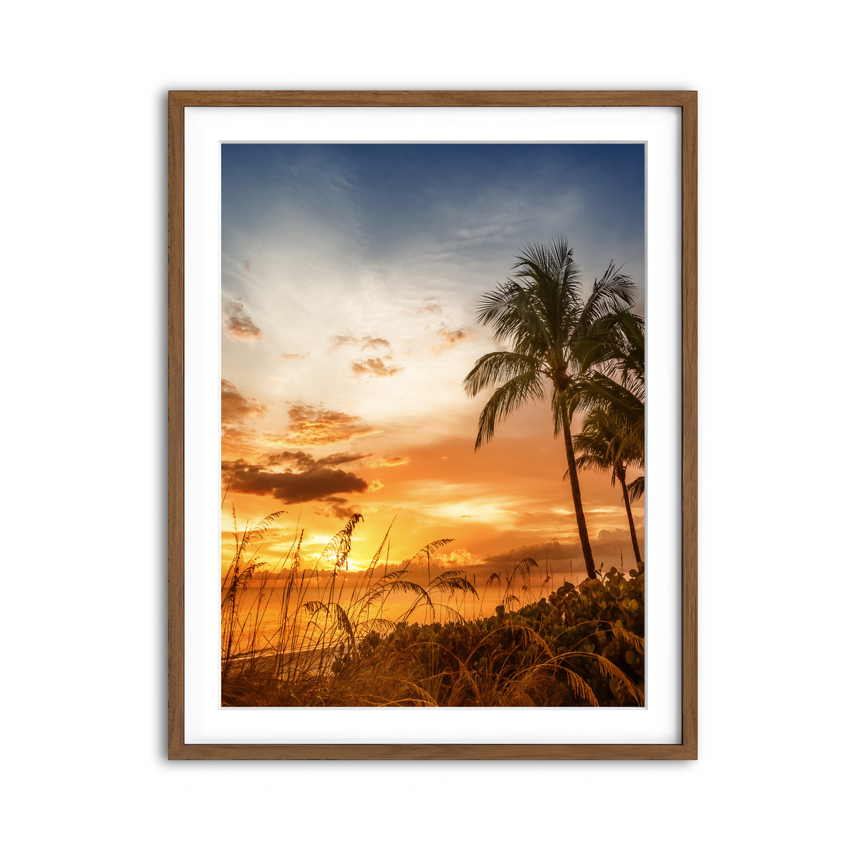 Framed Print 3x4 Walnut