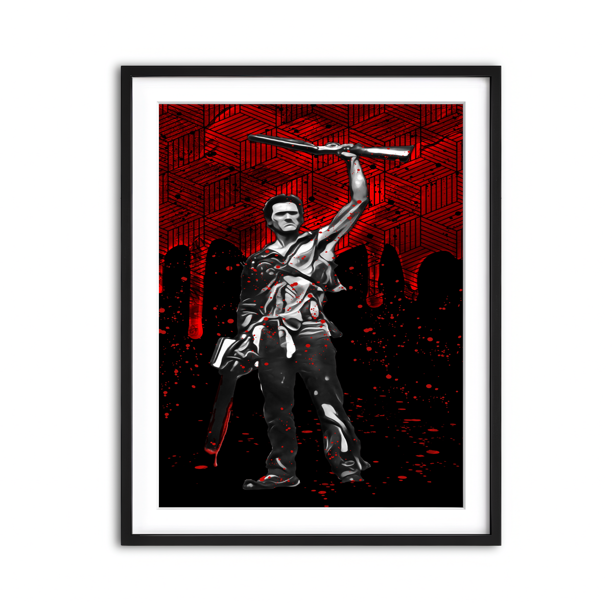 Framed Print 3x4 Black