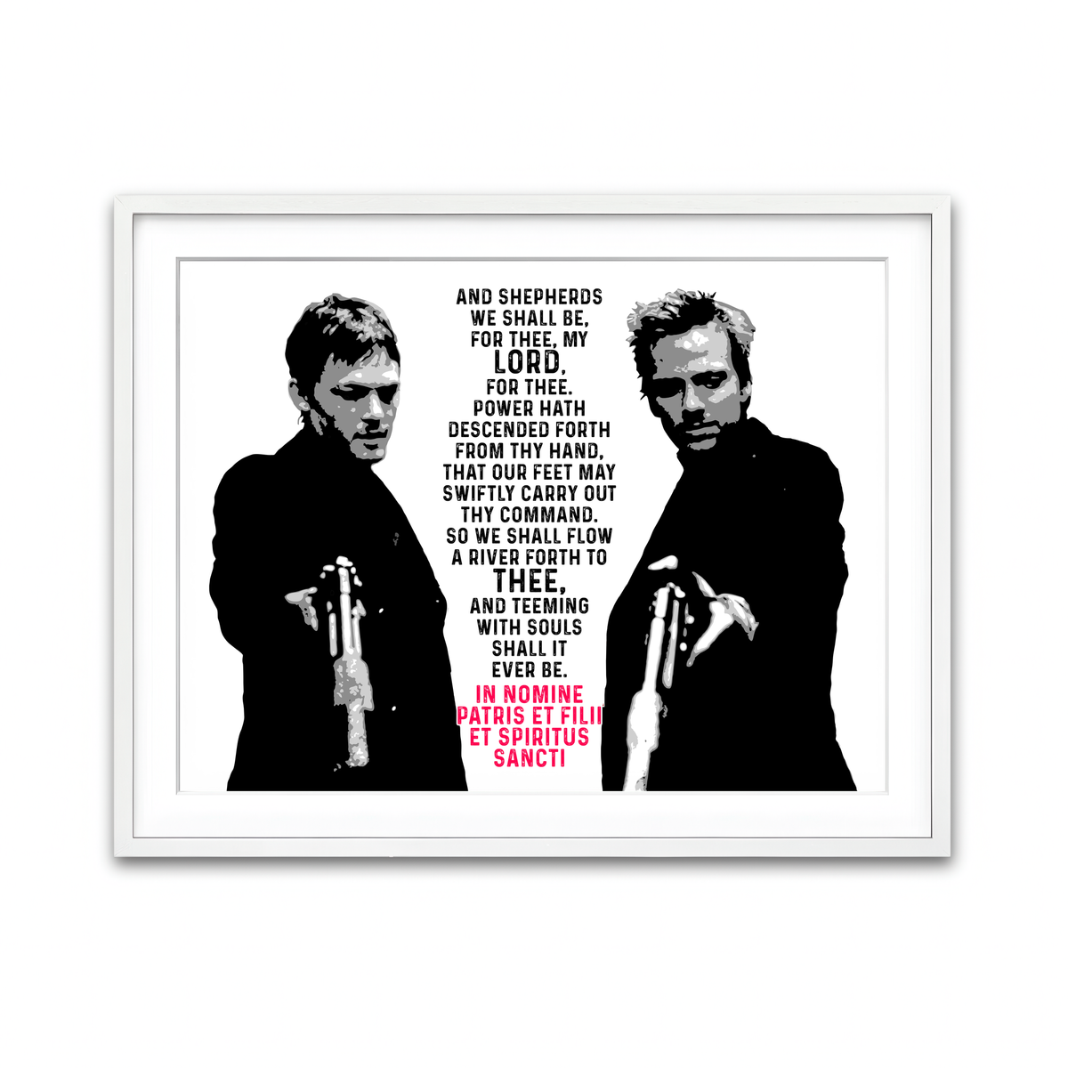 Framed Print 4x3 White