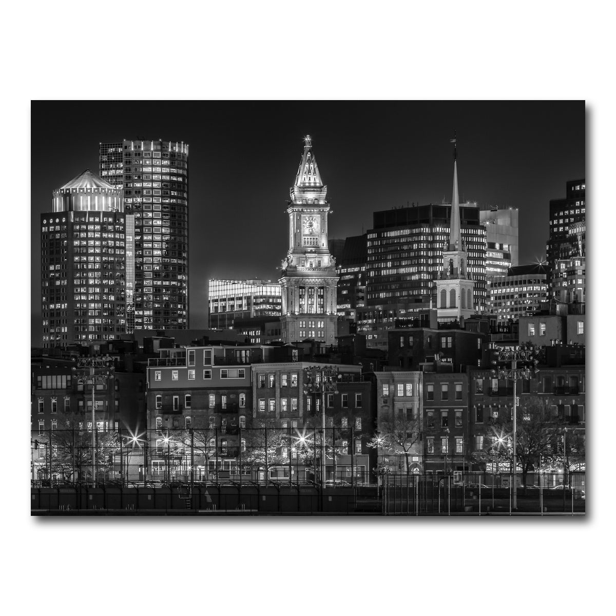 AUTO-MOCKUP WHITE | Boston At Night | 1 Piece | Gallery Wrap Canvas | group=4x3