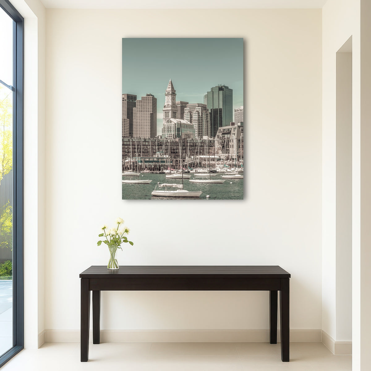 AUTO-MOCKUP ROOM | Boston Cityscape North End