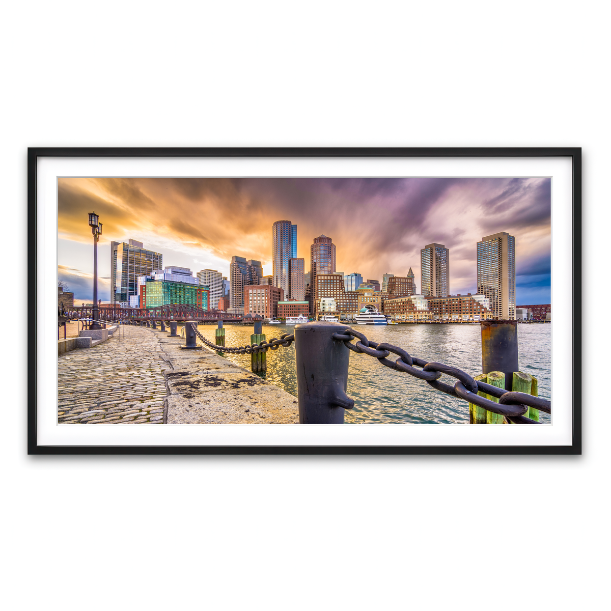 Framed Print 2x1 Black