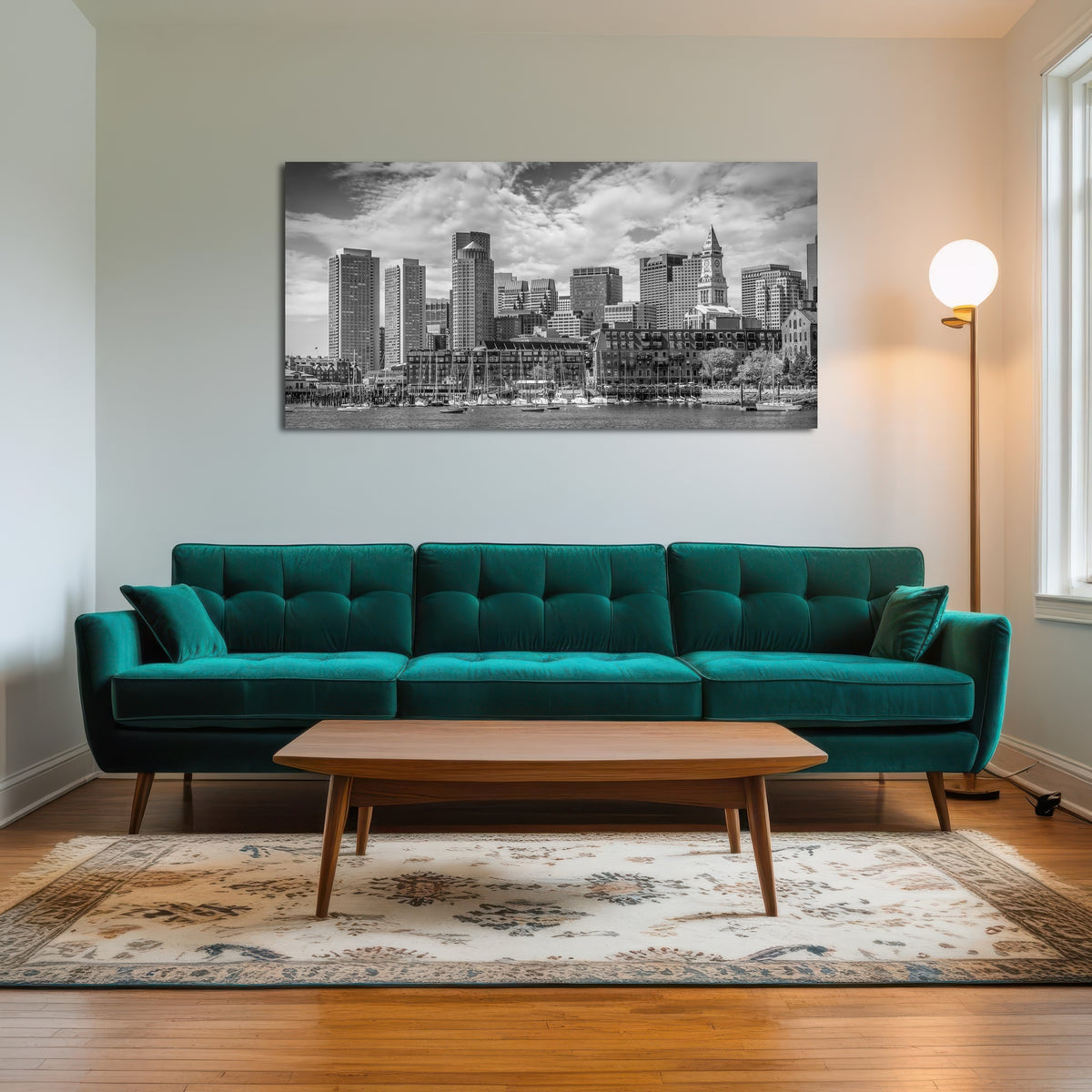 AUTO-MOCKUP ROOM | Boston Skyline North End