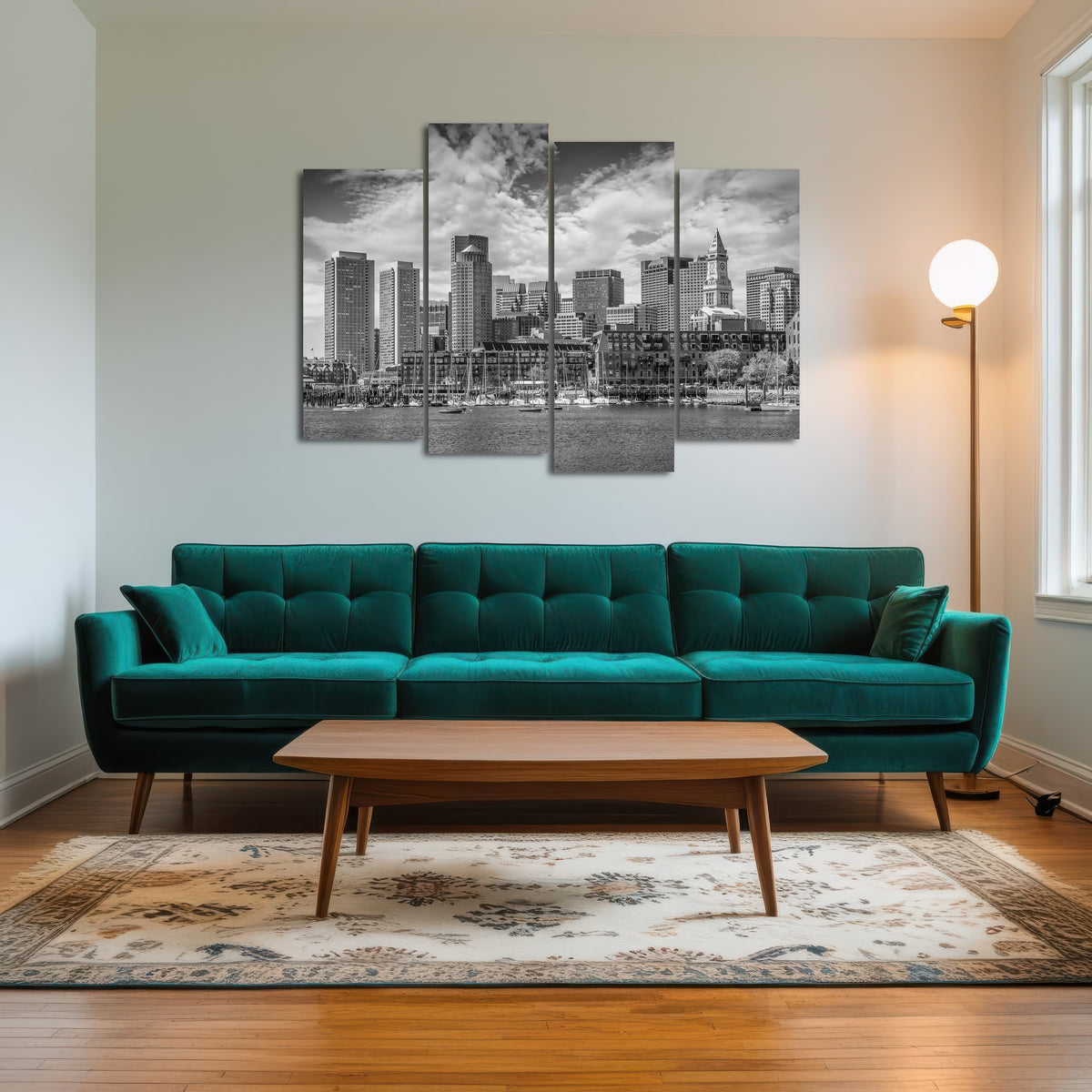 AUTO-MOCKUP ROOM | Boston Skyline North End