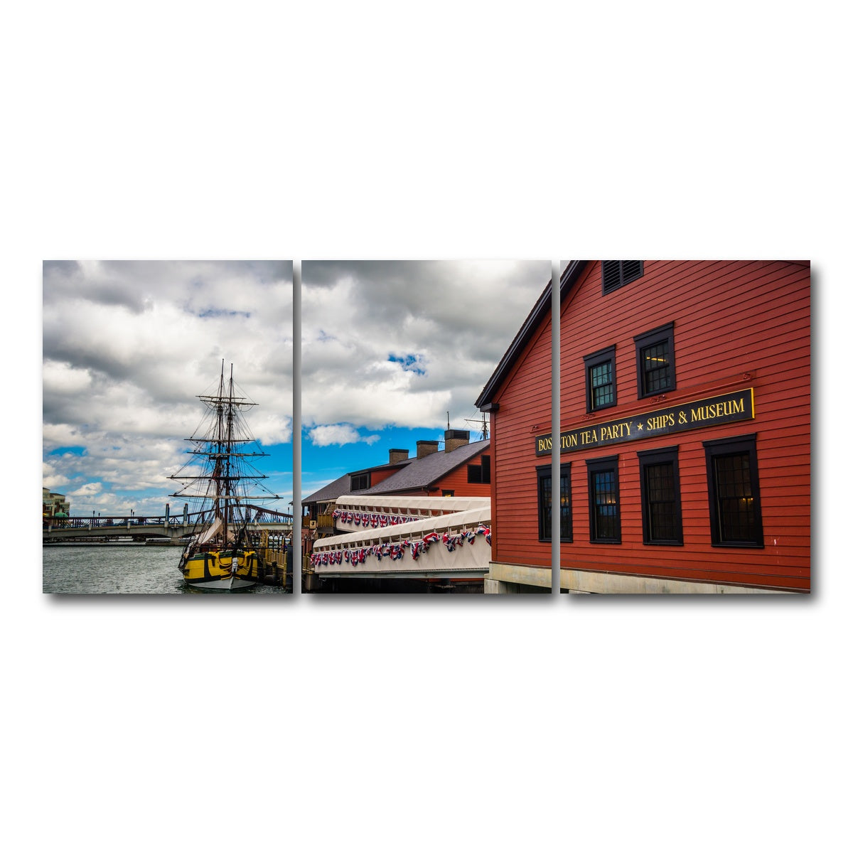 AUTO-MOCKUP WHITE | Boston Tea Party Museum | 3 Piece | Gallery Wrap Canvas | group=18x24