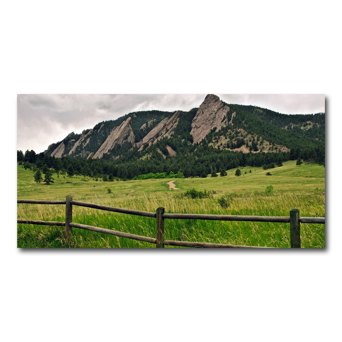 AUTO-MOCKUP WHITE | Boulder Flatirons | 1 Piece | Gallery Wrap Canvas | group=2x1