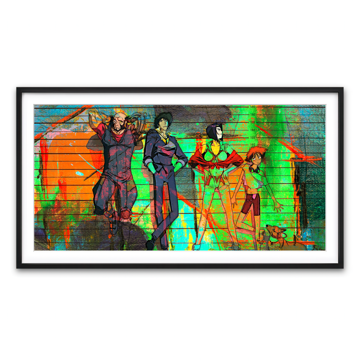 Framed Print 2x1 Black