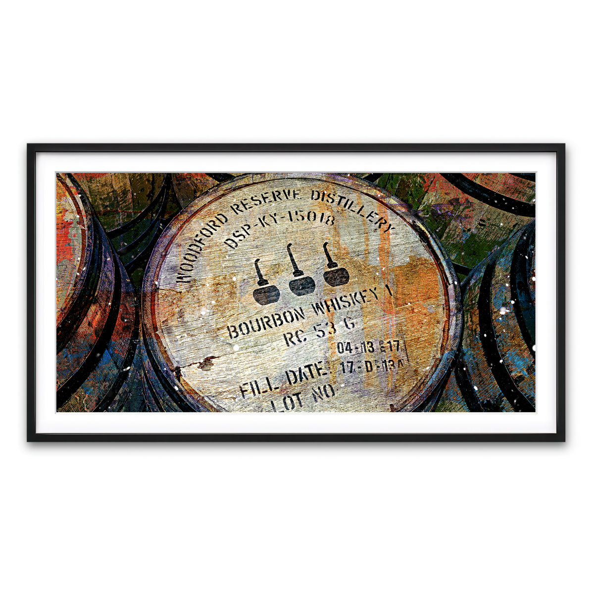 Framed Print 2x1 Black