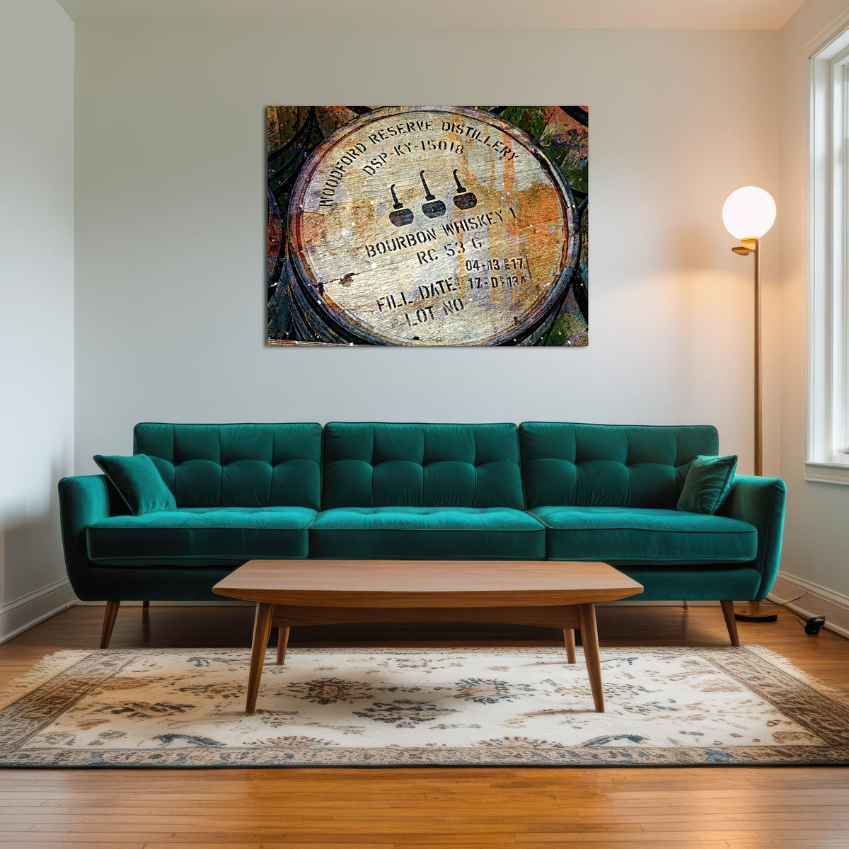 AUTO-MOCKUP ROOM | Bourbon Barrel